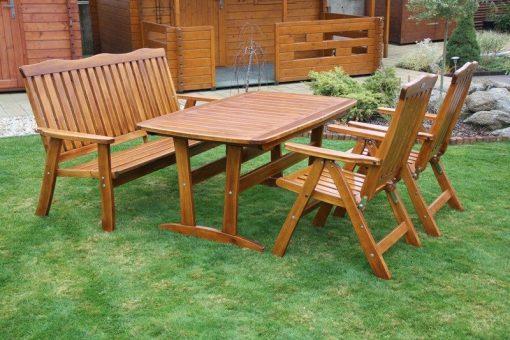 Drevená záhradná zostava Rulen