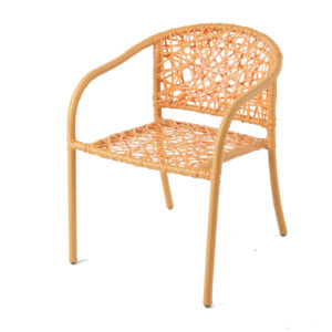 Záhradná stolička Nest - oranžová