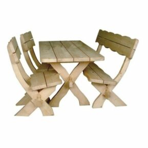 Záhradná stolička Amrum Smrekové stoličky
