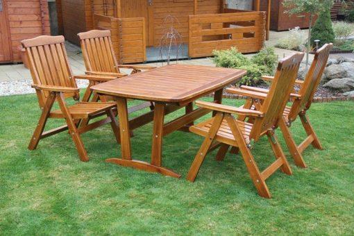 Drevená záhradná zostava Rulen