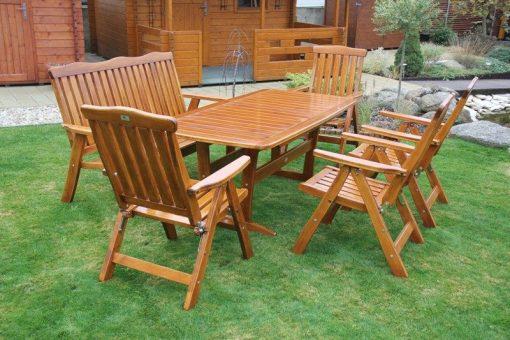 Drevená záhradná zostava Rulen