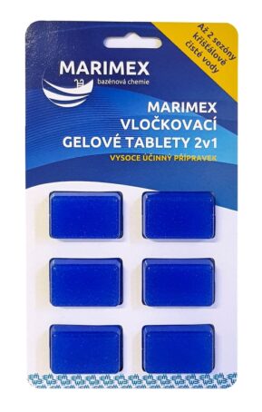 Tableta gélová vločkovacia Marimex 2v1 Bazénová chémia