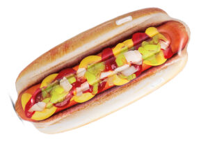 Lehátko nafukovacie – hot dog