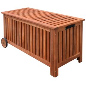 Záhradný úložný box 118x52x58 cm, drevo 41772 Úložné boxy
