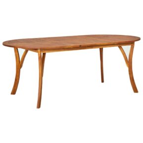Záhradný stôl 201x100x75 cm akáciový masív 310624 Stoly z exotických drevín