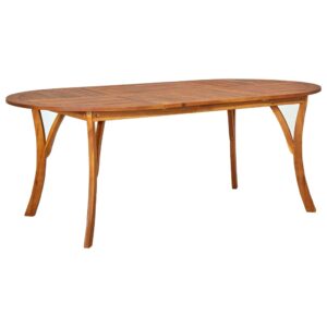 vidaXL Záhradný stôl 201x100x75 cm akáciový masív 310624