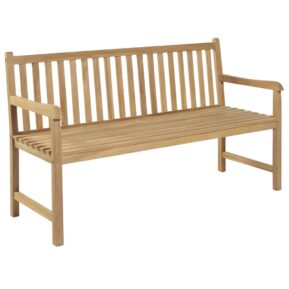 Záhradná lavička 150 cm, tíkové drevo 43247 Drevené lavice