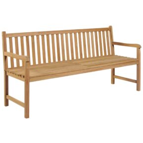 Záhradná lavička 180 cm, tíkový masív 44989 Drevené lavice