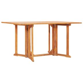 Skladací záhradný stôl Butterfly 150x90x75 cm, tíkový masív 49000 Stoly z exotických drevín