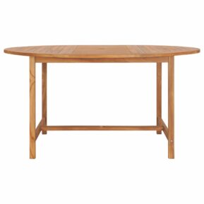 Záhradný stôl 150×76 cm, tíkový masív 49007 Stoly z exotických drevín