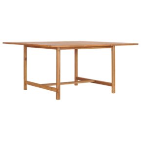 Záhradný stôl 150x150x76 cm, tíkový masív 49008 Stoly z exotických drevín