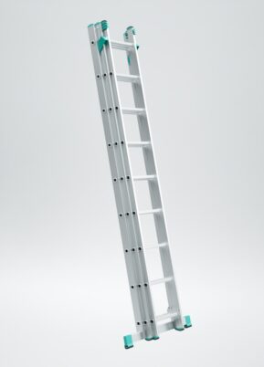 Rebrík trojdielny univerzálny s úpravou na schody PROFI