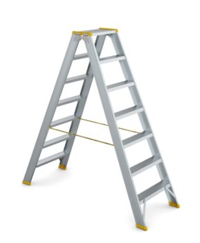 Schodíky obojstranné hliníkové PROFI PLUS Dvojdielne rebríky