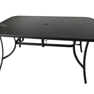 Kovový stôl Mary - čierny