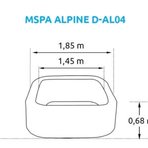 Vírivý bazén MSPA Alpine D-AL06