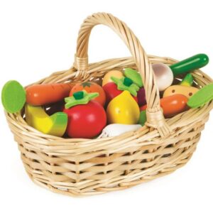 Janod Zelenina a ovocie v košíku 24 ks