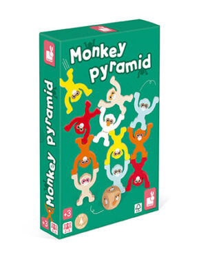 Janod Spoločenská hra pre deti Opice pyramída