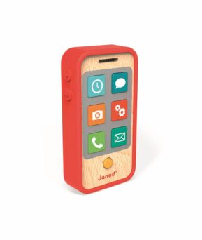 Janod Detský drevený mobil so zvukmi Montessori hračky