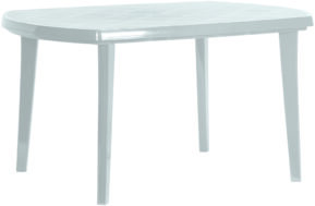 ELISE stôl – biely Plastové stoly