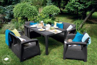 CORFU FIESTA set – grafit + sivé podušky 5