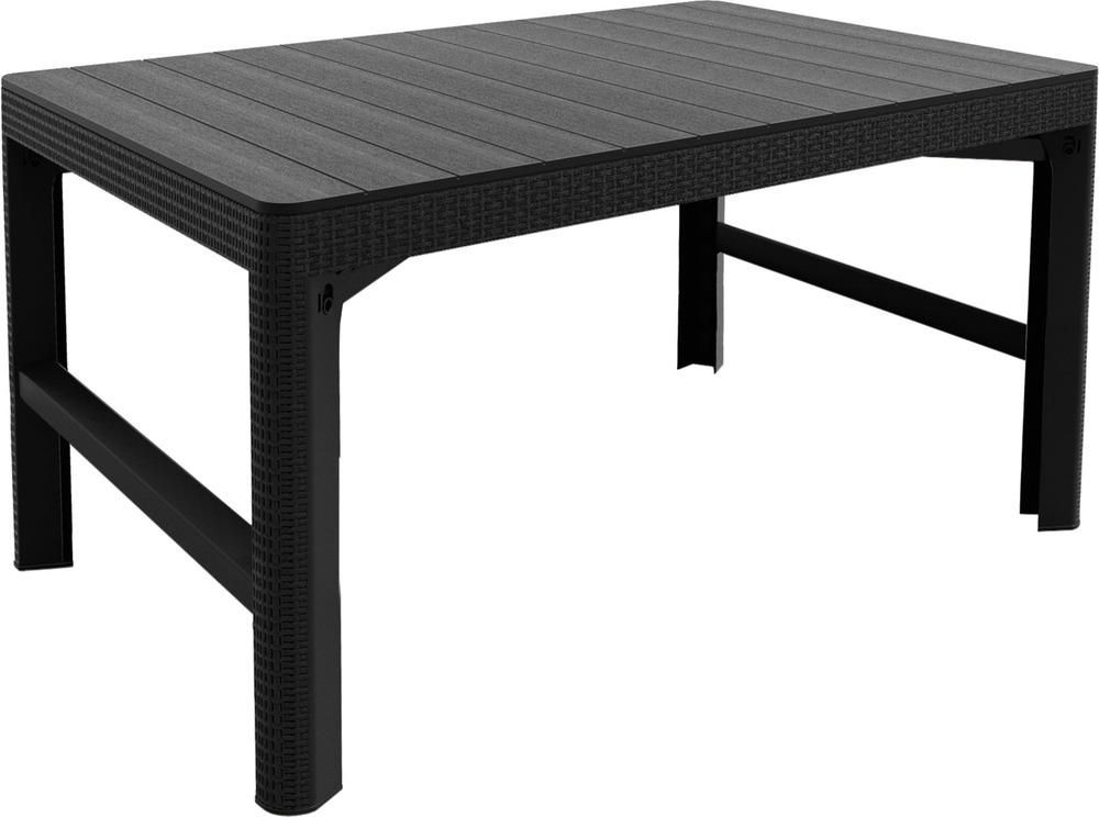Stôl LYON ratan - grafit