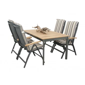 CONCEPT- stôl s teakovou doskou 150x90x75cm FSC® 10 CONCEPT- stôl s teakovou doskou 150x90x75cm FSC® 10