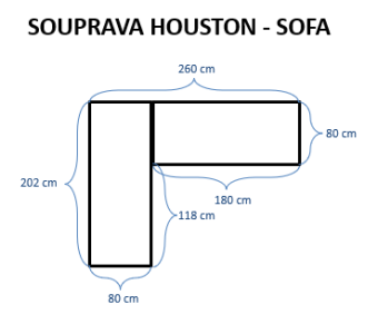 Záhradné sedenie Houston 12 Záhradné sedenie Houston 12