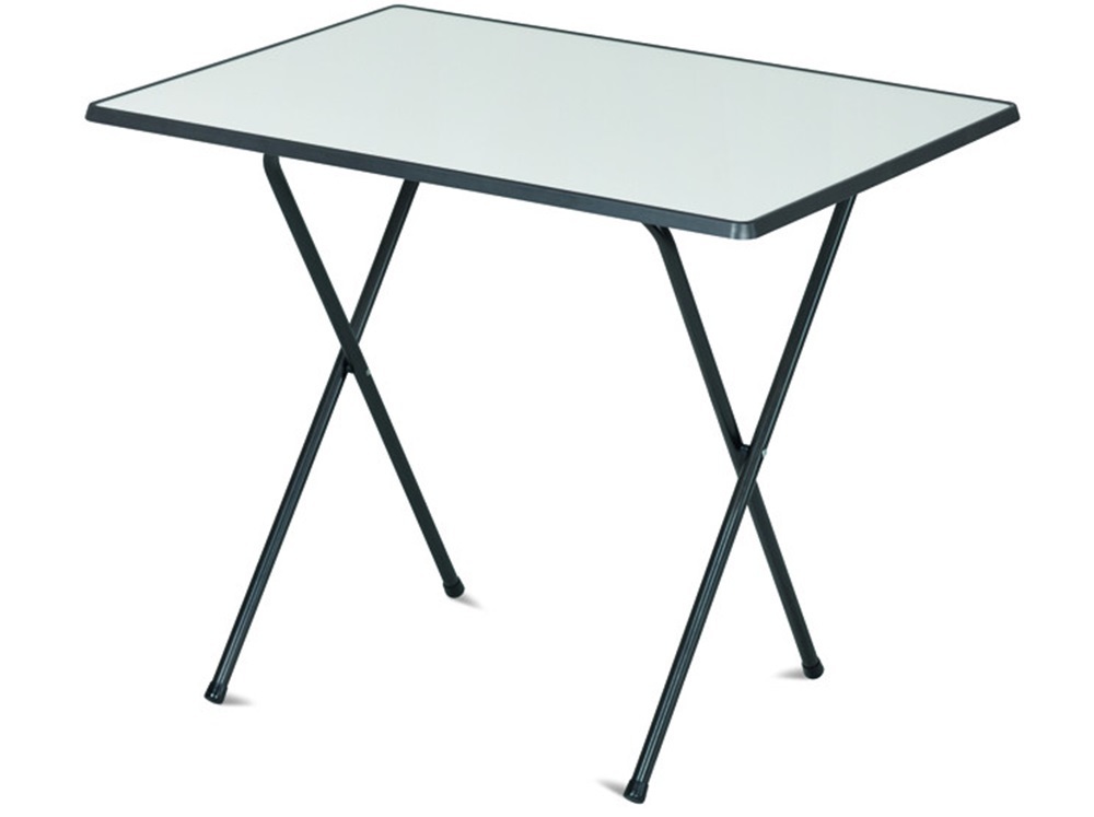 Stôl 60 × 80 camping SEVELIT antracit / biela