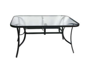 Stôl XT1012T (ZWT-150) – priehľadné sklo Kovové stoly