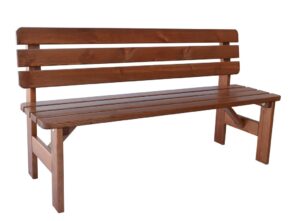 VIKING LAKOVANÁ lavice – 150 cm Drevené lavice
