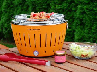 LotusGrill Classic s taškou + 1 sada batérií + 1kg uhlia + 1 gél 40