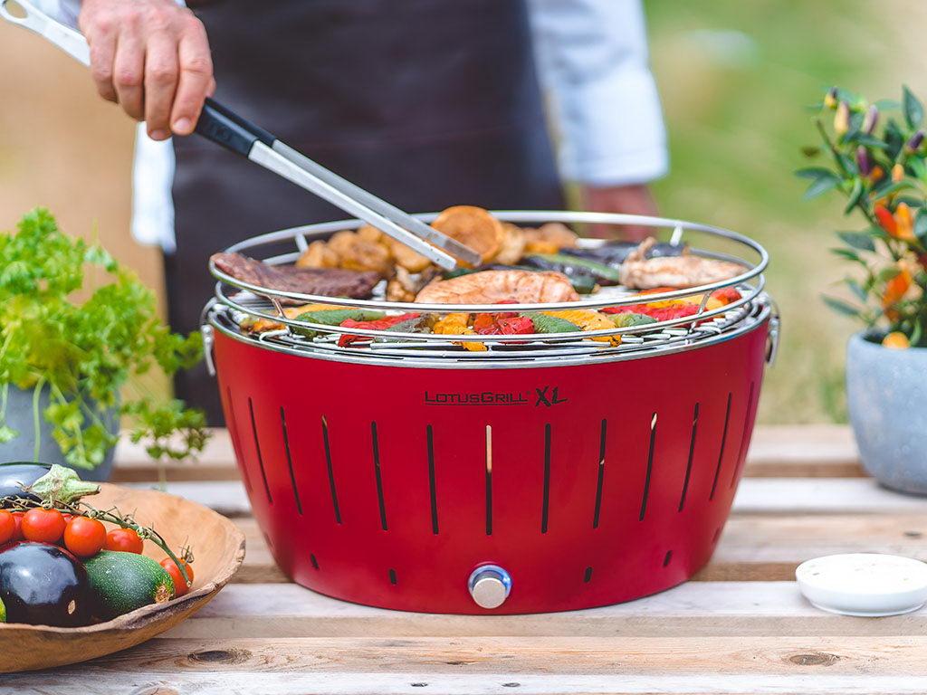 LotusGrill XL s taškou + 1 sada batérií + 1kg uhlia + 1 gél 8 LotusGrill XL s taškou + 1 sada batérií + 1kg uhlia + 1 gél 8