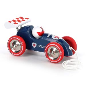 Vilac Ťahacie závodné auto s krídlom policajné