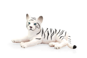 Mojo Animal Planet Tiger biely mláďa ležiaci Zvieratá a figúrky
