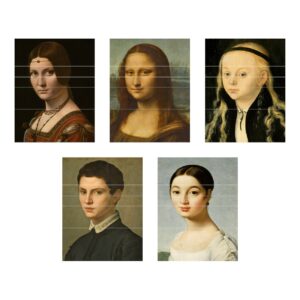 Vilac Zábavné mixovanie Päť portrétov múzea Louvre