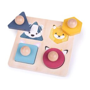 Bigjigs Toys Puzzle v tvare zvieratiek Edukačné hračky