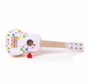 Bigjigs Toys Drevená gitara star Hudobné hračky