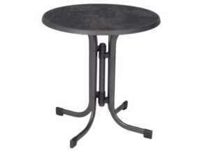 Pizarra stôl – ø 70cm Kovové stoly