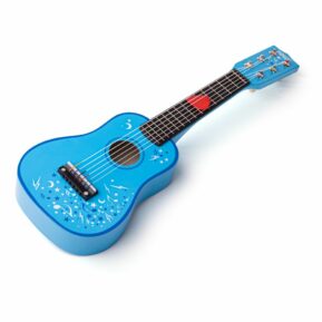 Tidlo Drevená gitara Star modrá Hudobné hračky