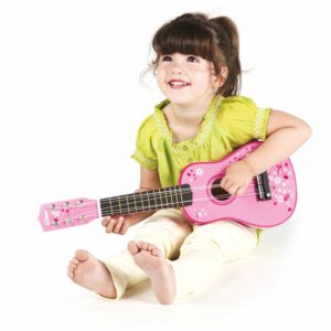 Tidlo Drevená gitara Star ružová