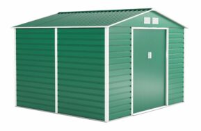 Záhradný domček G21 GAH 706 – 277 x 255 cm, zelený Záhradné domčeky