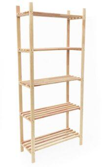 Regál drevený 5 políc Rojaplast 5 Regál drevený 5 políc Rojaplast 5