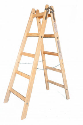 4903 (DDP-3) Drevený rebrík dvojdielny /PREMIUM/ PROFI Drevené rebríky
