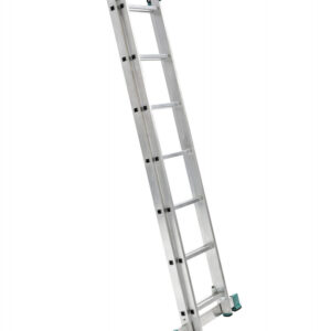 Hliníkový rebrík dvojdielny výsuvný 7207 PROFI