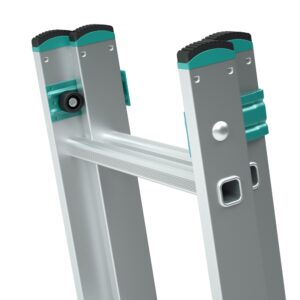 Hliníkový rebrík dvojdielny výsuvný 7209 PROFI