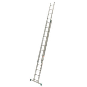Hliníkový rebrík dvojdielny výsuvný 7213 PROFI Dvojdielne rebríky