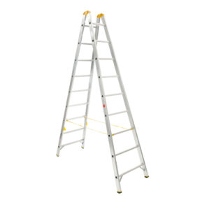 Hliníkové štafle 8909 PROFI PLUS Dvojdielne rebríky
