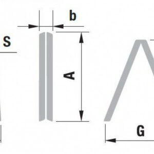 Schodíky obojstranné hliníkové 6-stupňové PROFI PLUS