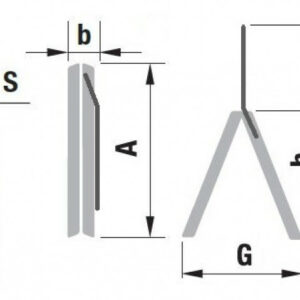 Schodíky obojstranné hliníkové s madlom 8-stupňové PROFI PLUS