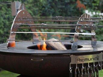 Remundi špíz Trident pre rotačný gril Rotisserie 4